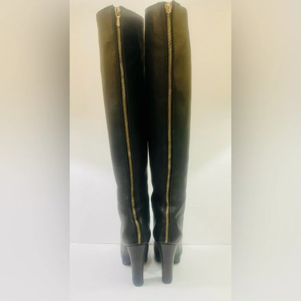 Chanel Cap Toe Over the Knee Platform Boots - Picture 10 of 16